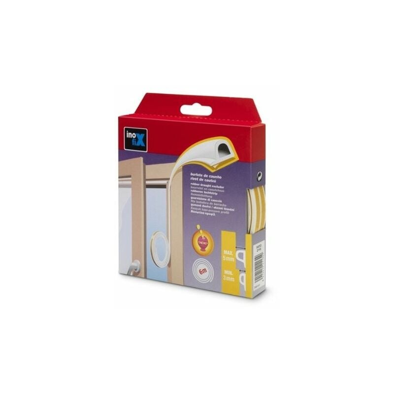 

Burlete adhesivo 'P' 6m Blanco 2116 - Inofix