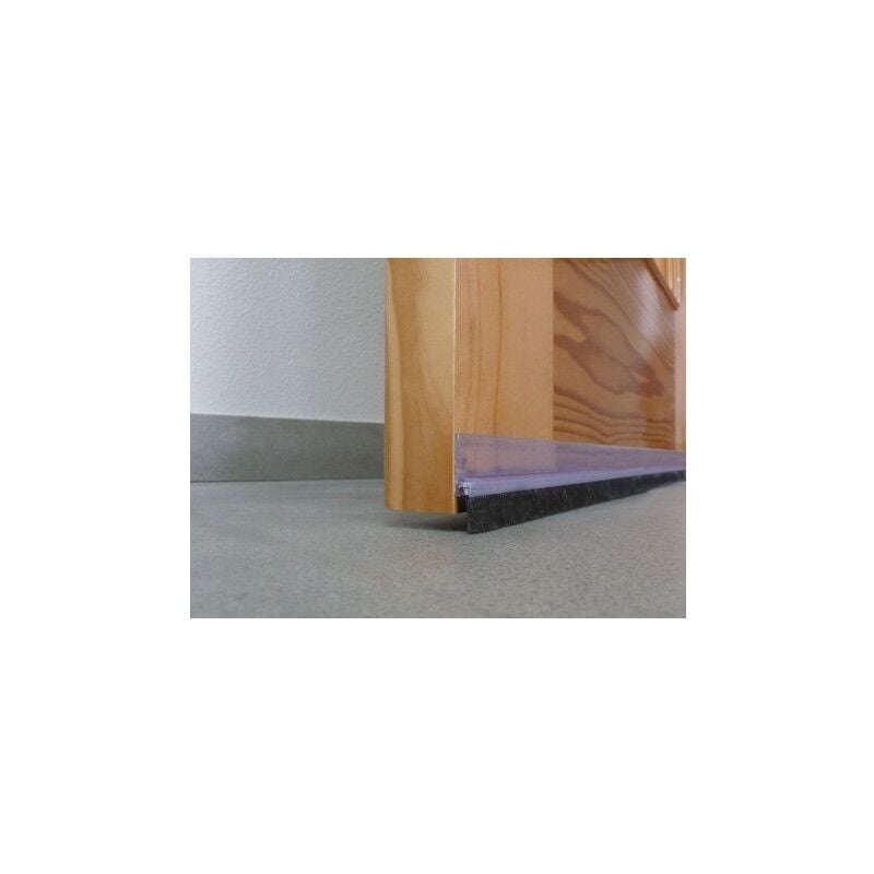 

Burlete Bajo Puerta 100Cm Adhesivo Flecos Pvc Rigido Tra Burcasa