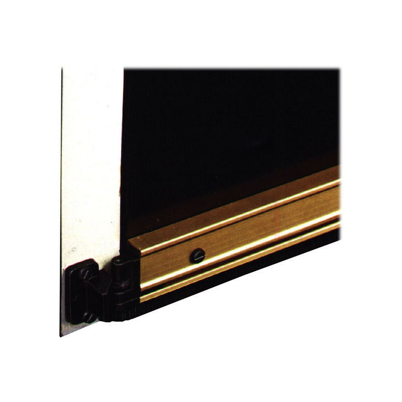 

Burlete Bajo Puerta 082Cm Tornillos Cepillo Aluminio Bronce lock-2 - Alma