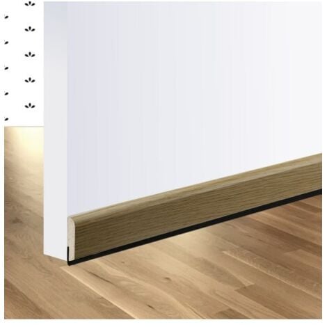 Burlete Bajo Puerta 091,5Cm Adhesivo Cepillo Madera Roble Burcasa