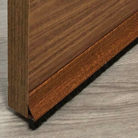 Burlete Bajo Puerta 094Cm Adhesivo Cepillo Aluminio Sapelly Burcasa