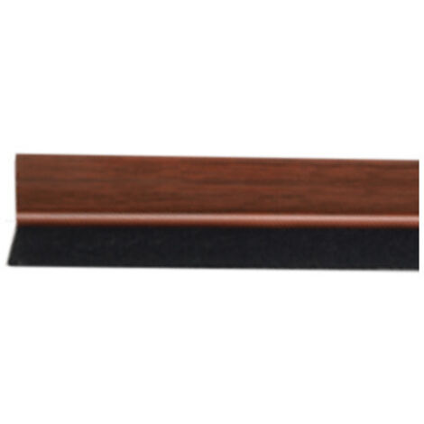 Burlete bajo puerta Adhesivo Con cepillo 1000 mm Madera Oscura INOFIX