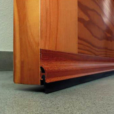 BUECASA BURLETE BAJO PUERTA ADHESIVO LABIO ALUMINIO 105 CM SAPELI - 128320