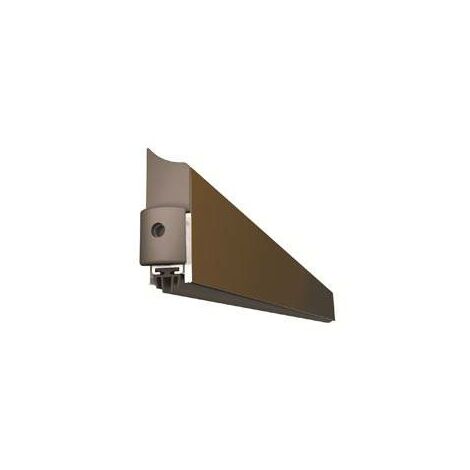 Burlete Bajo Puerta Aluminio/Goma Retractil 83 Cm Marron