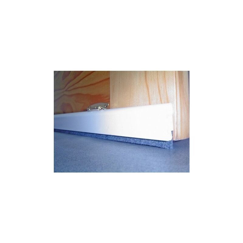 

Burcasa - Burlete Bajo Puerta 081,5Cm Tornillos Cepillo Madera Blanco Basculante