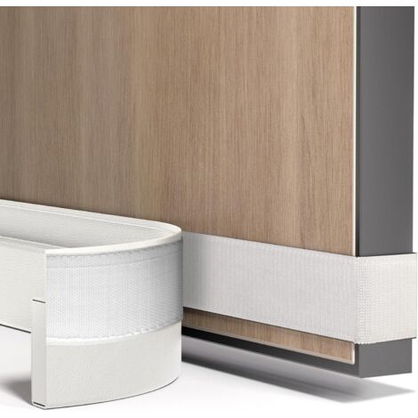 Burlete blanco de silicona para puertas y ventanas BKSAI (80 x 5 cm)