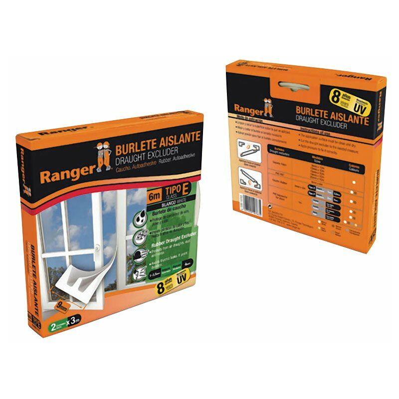 

Miarco - BURLETE CAUCHO TIPO E 9 MM X 6 M. BLANCO