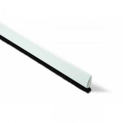 BURLETE CURVADO 82 CM PELO 13MM ADHESIVO BLANCO - BRINOX