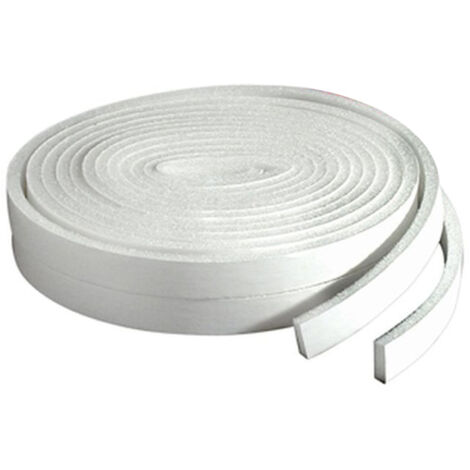 Burlete Espuma Autoadhesivo 10mX12mm Blanco Geko