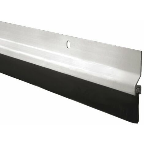 FERRESTOCK BURLETE ALUMINIO PLATA C/CAUCHO 1M FSK