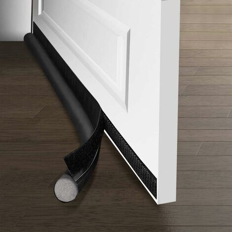 Sello universal de goma para puerta de horno de cocina de 4 lados, negro