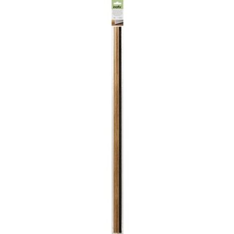 BURLETE PARA PUERTA ADHESIVO 1000MM CON CEPILLO - INOFIX