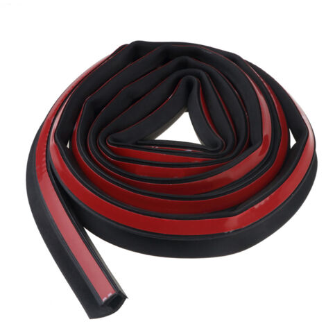 Burlete para puerta de coche de 5 metros, forma D/P, tipo P, caucho, impermeable, insonorizante, aislante acústico, tipo D/P