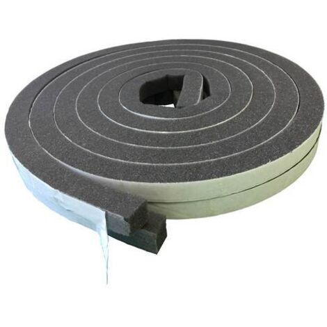 Burlete pta 17x17mmx6,5mt adh garaje pu burcasa