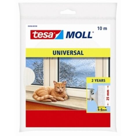 Burlete pta/vent. 25mmx10mt adh espuma bl tesa moll tesatape