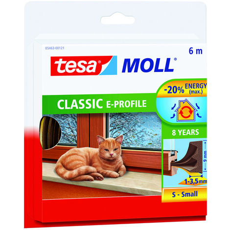 Burlete pta/vent.  9mmx06mt adh "e" cau bl tesa moll tesatap