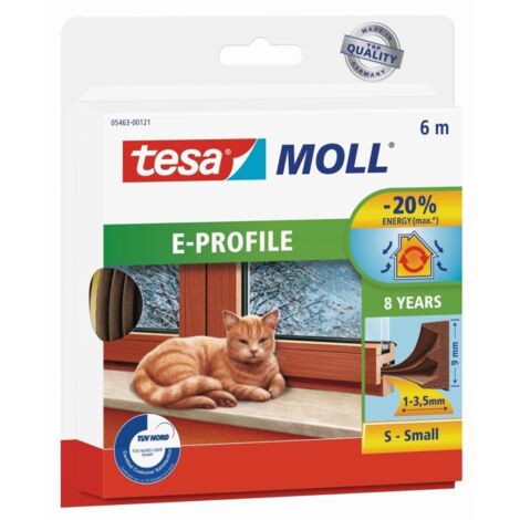 Burlete pta/vent.  9mmx06mt adh "e" cau marr tesa moll tesat