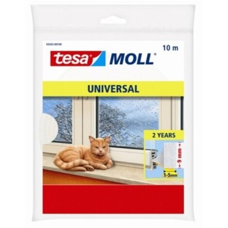 Burlete pta/vent.  9mmx10mt adh espuma bl tesa moll tesatape