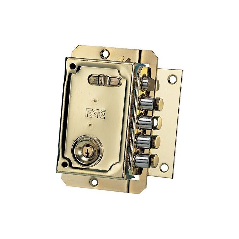 

Cerradura S99p Pintada Izda Puntos Sobreponer 4 Bulones Picaporte - Fac