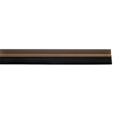 Burlete Puerta Pvc Marron Con Goma 1 Metro
