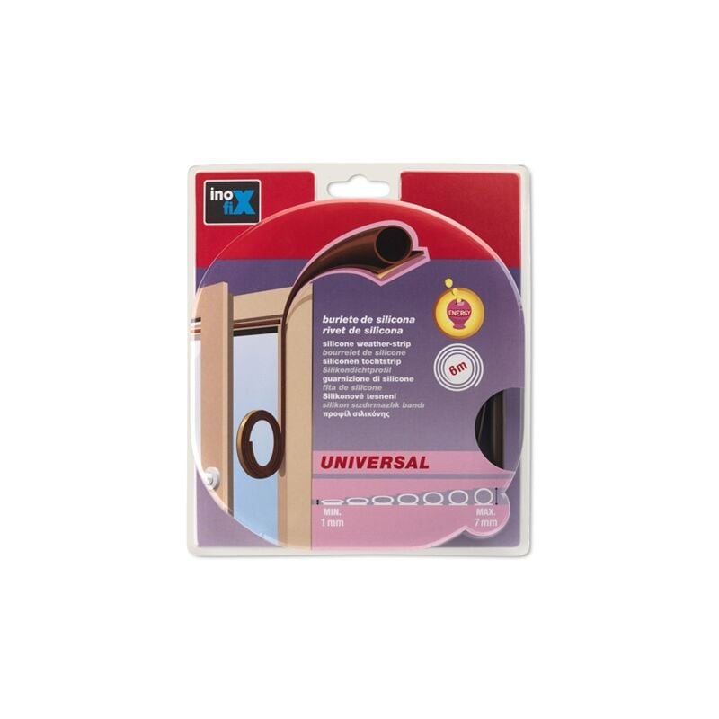 

Burlete adhesivo 'O' 6m Marrón 2110 - Inofix