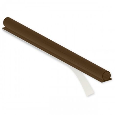 BURLETE SILICONA PUERT Y VENT.ADHESIVO9X 1-7MMX6 M MARRON - BRINOX