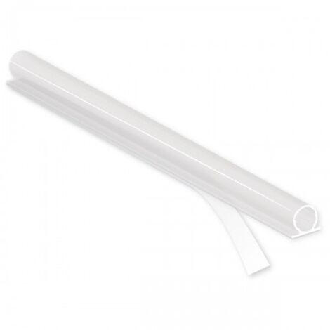 BURLETE SILICONA PUERT Y VENT.ADHESIVO9X 1-7MMX6 M TRANSPARENTE - BRINOX