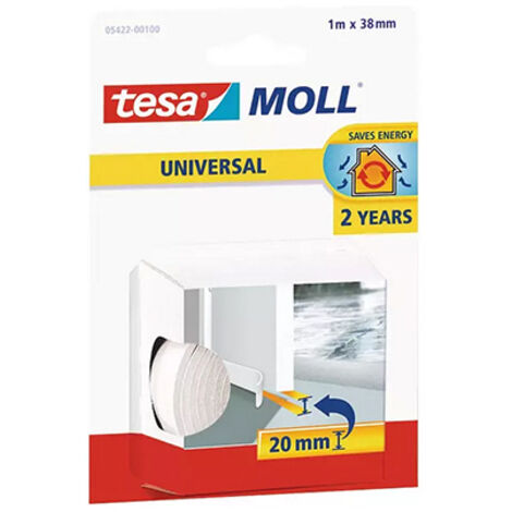 BURLETE TESA-UMBRAL 1X38 BLANCO
