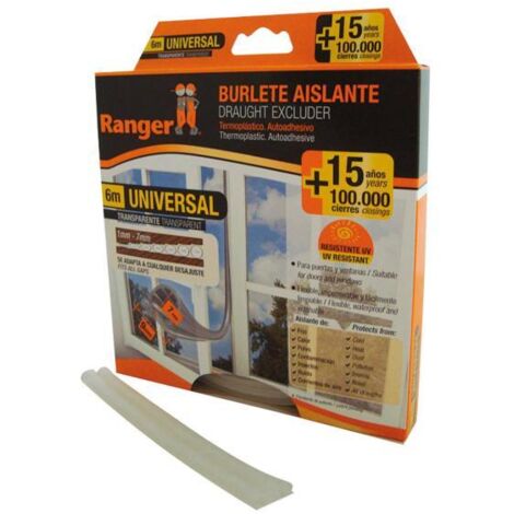 BURLETE UNIVERSAL 9 MM X 6 M. TRANSPAR. - EHLIS