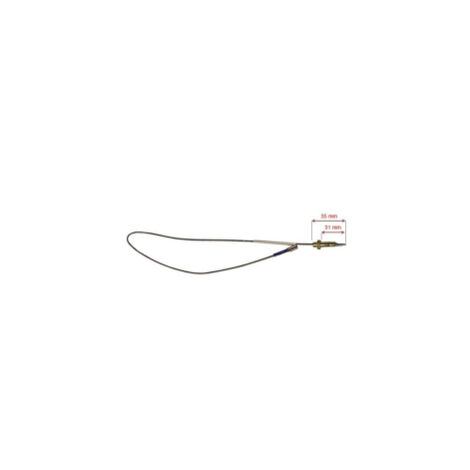 Burner termocoppia per forno, cuoco C00052986, 1982800 2i Marchi, Ariston, Ariston Hotpoint, Cannon, Credi, Indesit, Scholtes, W