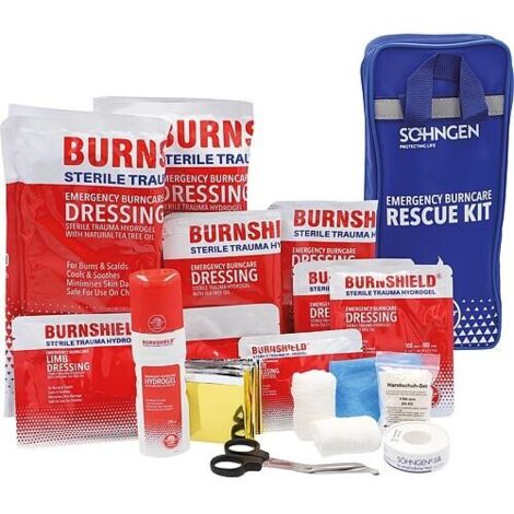BURNSHIELD 1012289 TROUSSE DE PREMIERS SECOURS EN CAS DE BRÛLURES 320 X 145 X 115