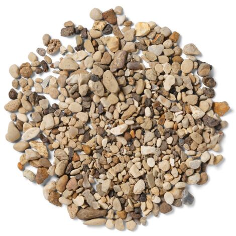 Burnt Amber Bulk Bag 850 kg Chippings - 8-12 mm Autumn Golden Stone - L100 x W100 x H80 cm