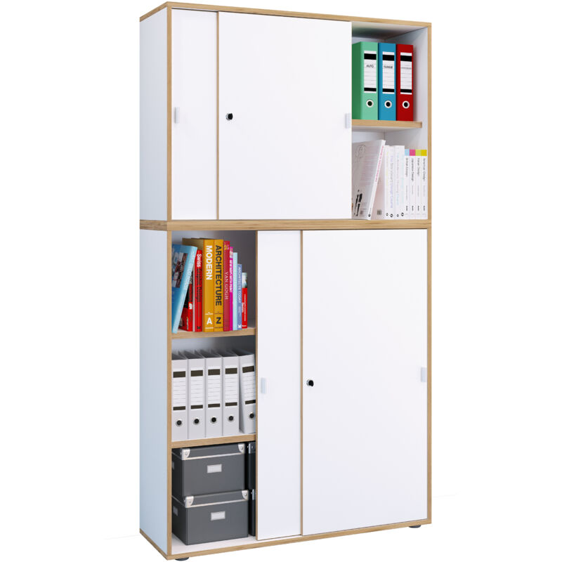 Vcm Büroschrank Schiebetüren Salia 5f B100