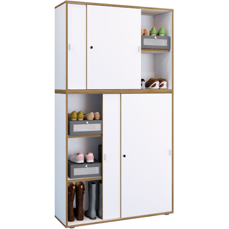 Vcm Büroschrank Schiebetüren Salia 5fach 100