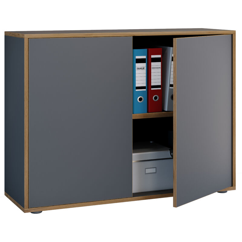 Vcm - Büroschrank Sideboard Salia 2fach B100