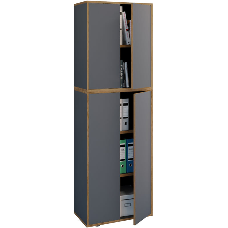 Vcm Büroschrank Sideboard Salia 5fach B60