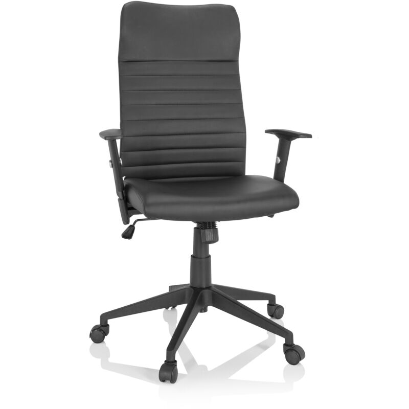 Bürostuhl / Chefsessel Arton 30 Kunstleder Schwarz Hjh Office