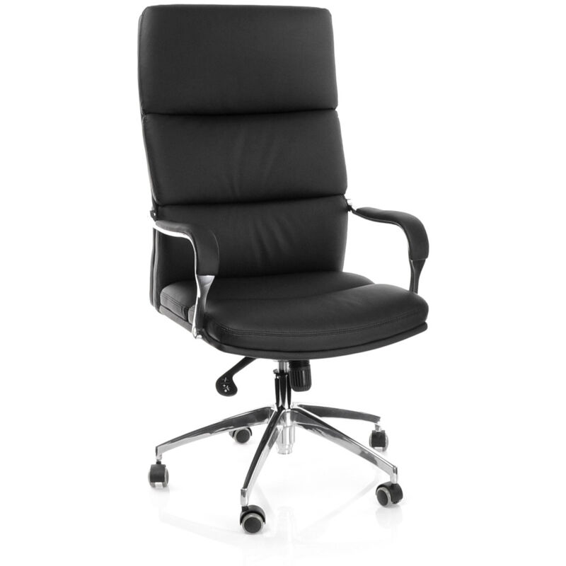 Bürostuhl / Chefsessel Brunello 20 Kunstleder Schwarz Hjh Office