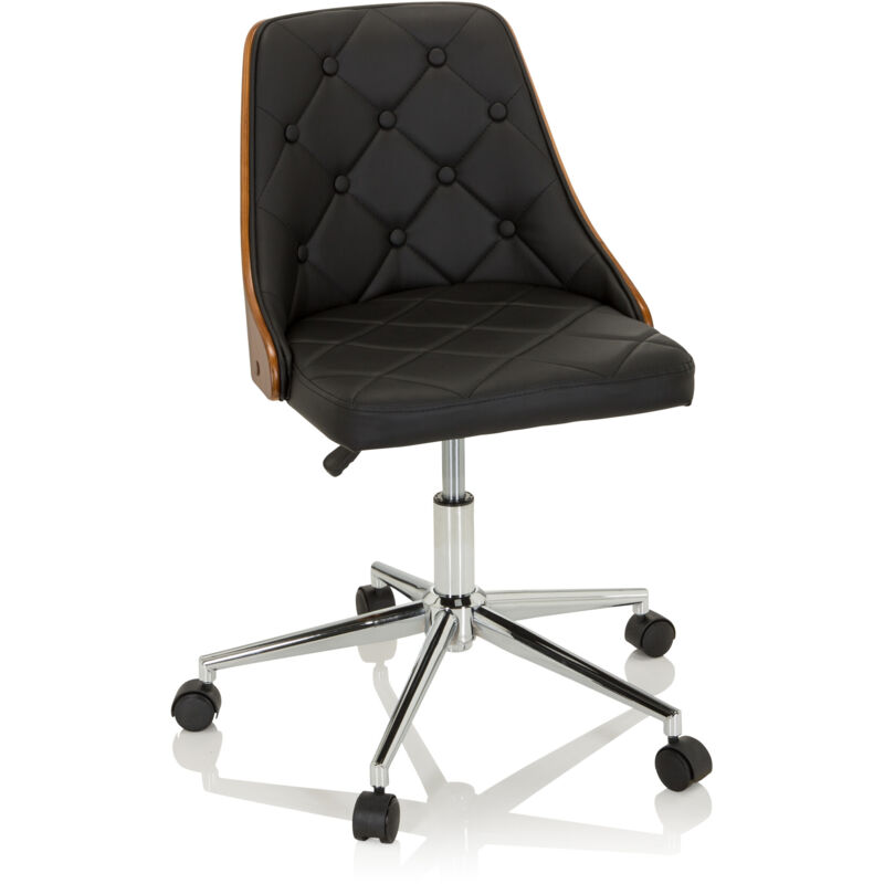 Bürostuhl / Chefsessel Cenca Kunstleder Schwarz Hjh Office