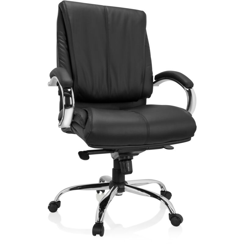 Bürostuhl / Chefsessel Xxl H 100 Pu Schwarz Hjh Office