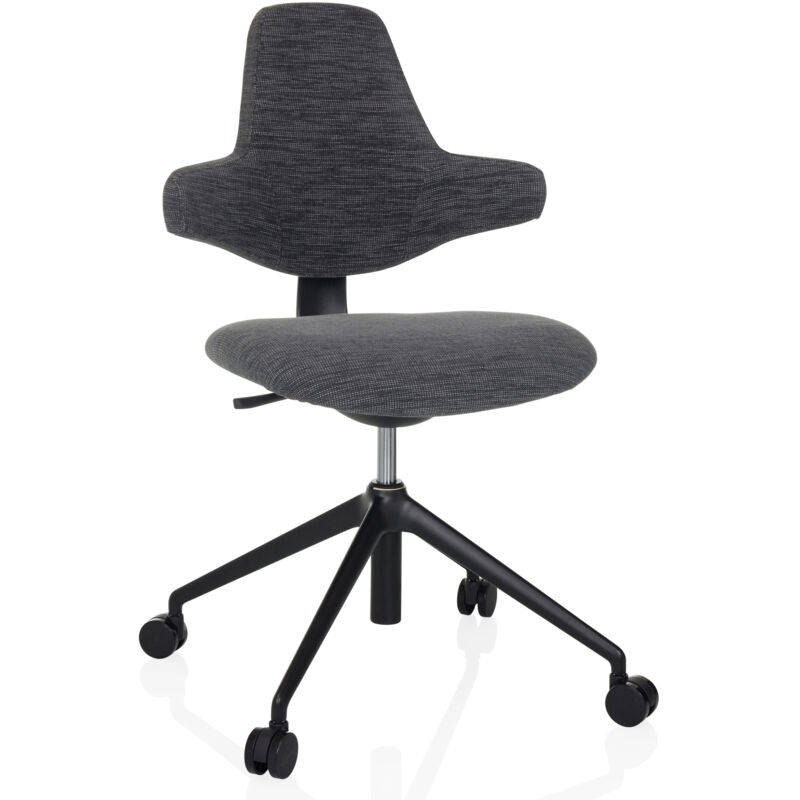 Bürostuhl / Design-drehstuhl Paliano Grau Hjh Office