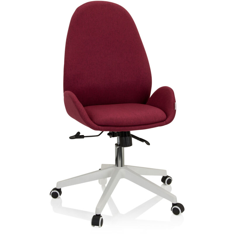 Bürostuhl / Drehstuhl Avea I Stoff Bordeaux Hjh Office