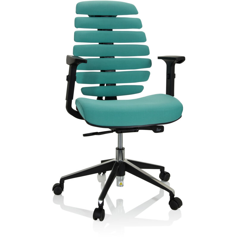 Bürostuhl / Drehstuhl Ergo Line Ii Stoff Türkis Hjh Office