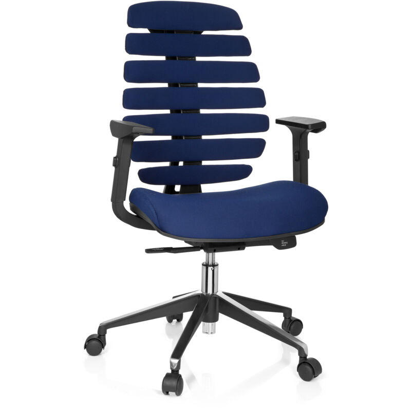 Bürostuhl / Drehstuhl Ergo Line Ii Stoff Blau Hjh Office