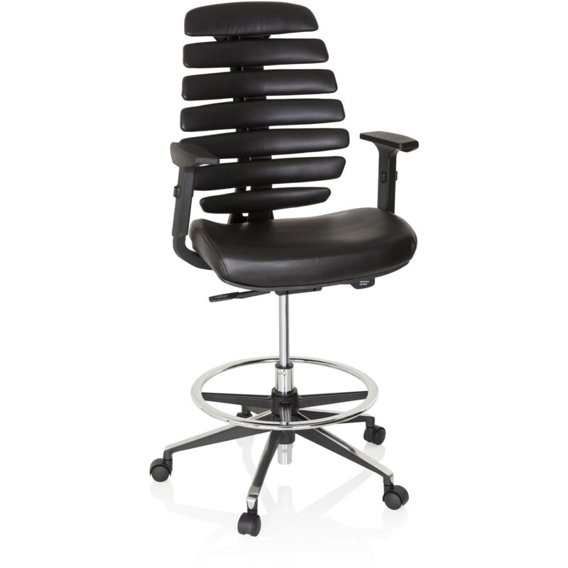 Bürostuhl / Drehstuhl Ergo Line Ii Work Kunstleder Schwarz Hjh Office