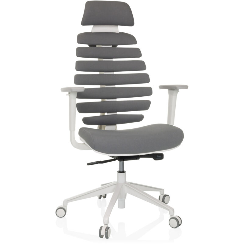 Bürostuhl / Drehstuhl Ergo Line W Stoff Smokey Elegance Hjh Office