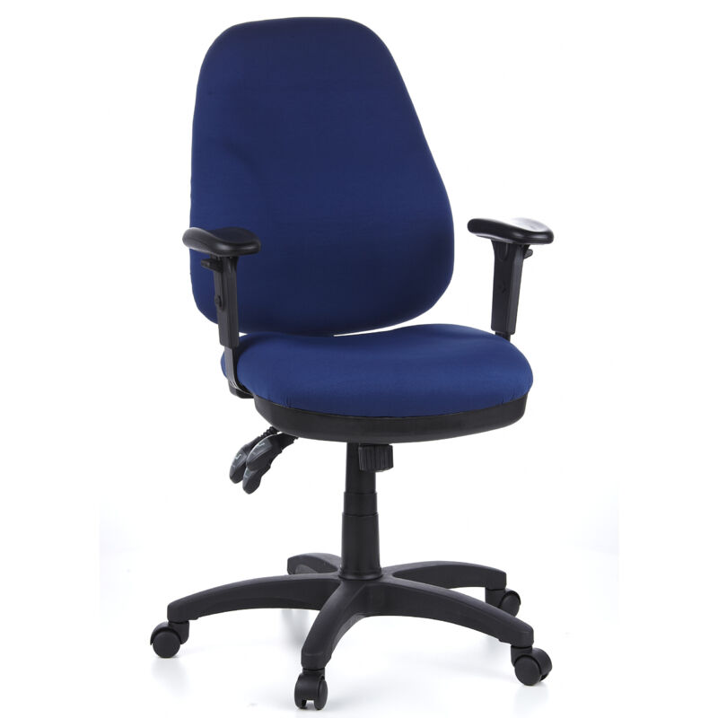 Bürostuhl / Drehstuhl Zenit Pro Stoff Blau Hjh Office