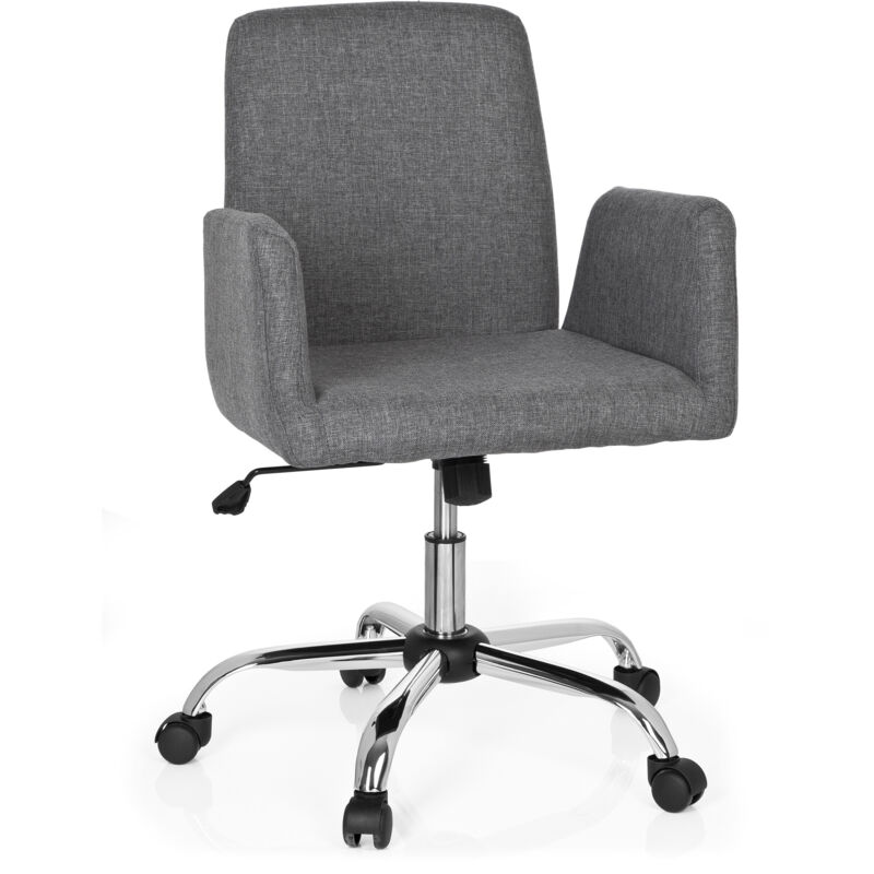 Bürostuhl Flow Stoff Hellgrau Hjh Office