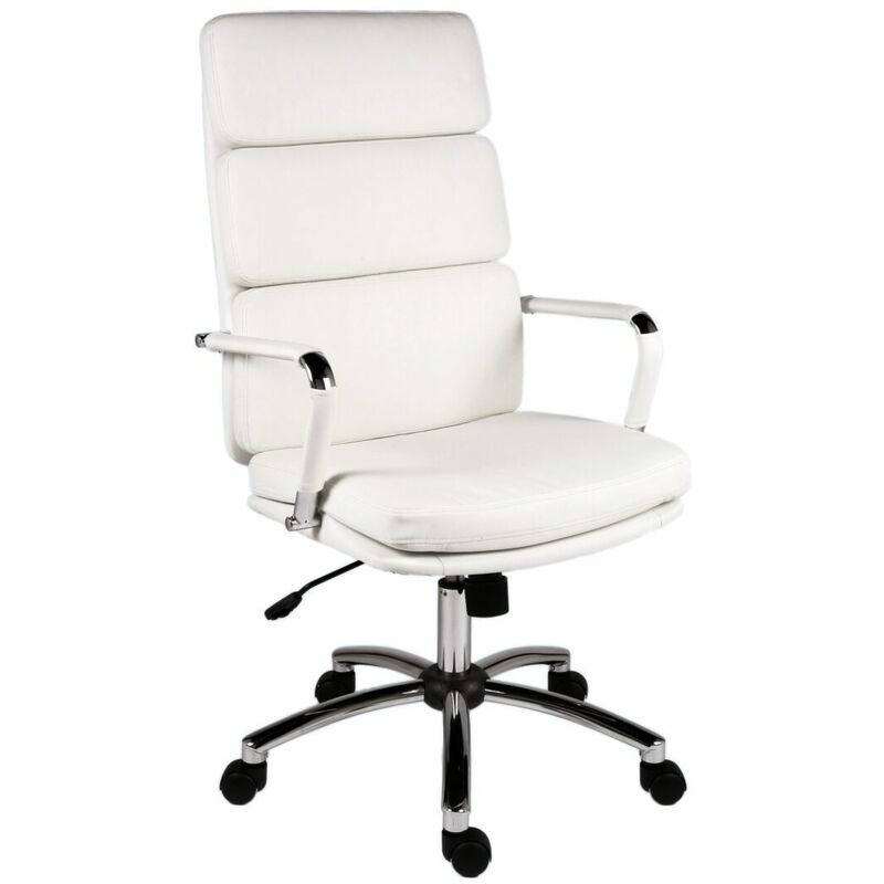 Netfurniture - Burro Executive Office Chair White - Blanc