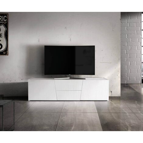 BURTON - mobile porta tv moderno in legno spazzolato